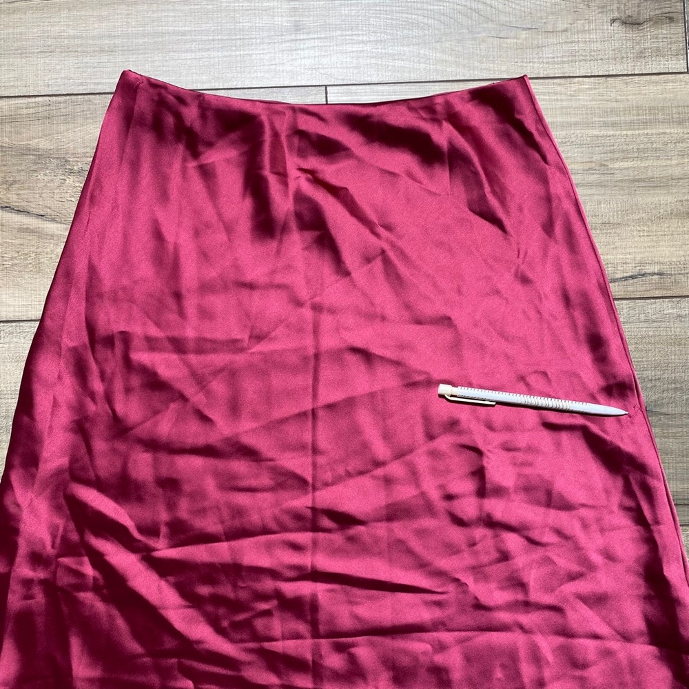 Club Monaco Women's Trycia 90s Inspired Slip Skirt Size‎ 0 Pink - Picture 13 of 14